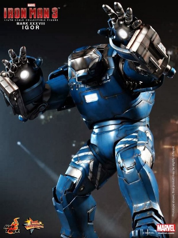 Iron Man 3 – nuova action figure dell’armatura Igor Mark 38