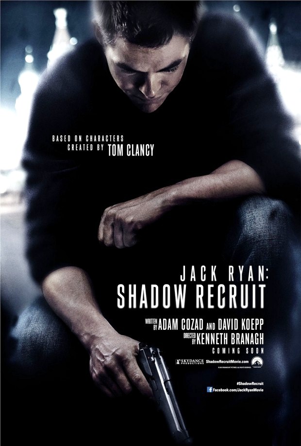 Jack Ryan – Shadow Recruit: primo poster per il film con Chris Pine e Kenneth Branagh
