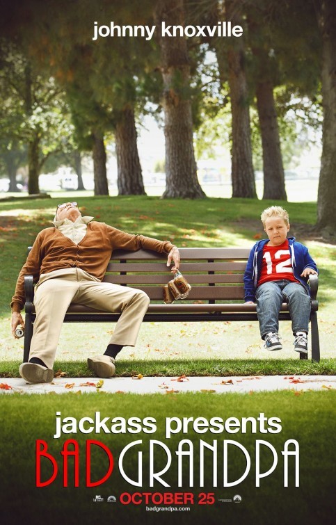 Jackass Presents: Bad Grandpa – 3 locandine per la commedia con Johnny Knoxville