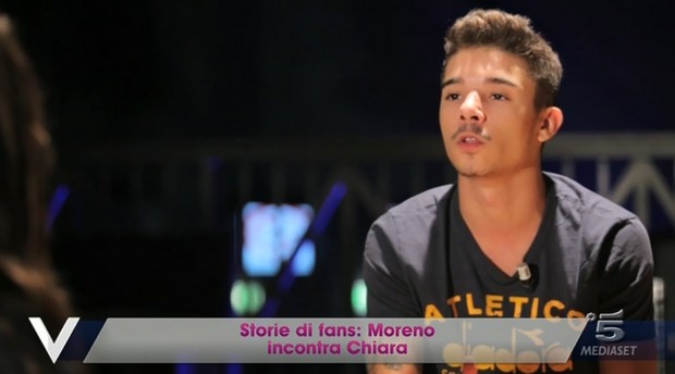 Moreno a Verissimo, intervistato da una sua fan: “Non ero convinto di accettare il provino per Amici”