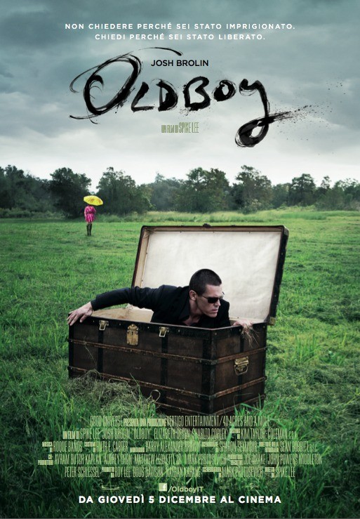 Oldboy: locandina italiana e nuovi poster del remake di Spike Lee