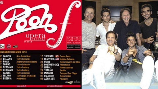 Pooh: PIERRE è il nuovo singolo feat. Il Volo, PoohBox dal 29 ottobre, Opera Seconda in Tour dal 2 novembre 2013