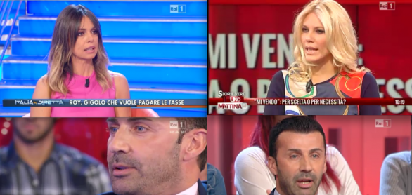 RaiUno si D’ursizza, boom di cambi di sesso e del gigolò Roy. Eleonora Daniele fa la morale, per la Perego “la Rai non è moralista”