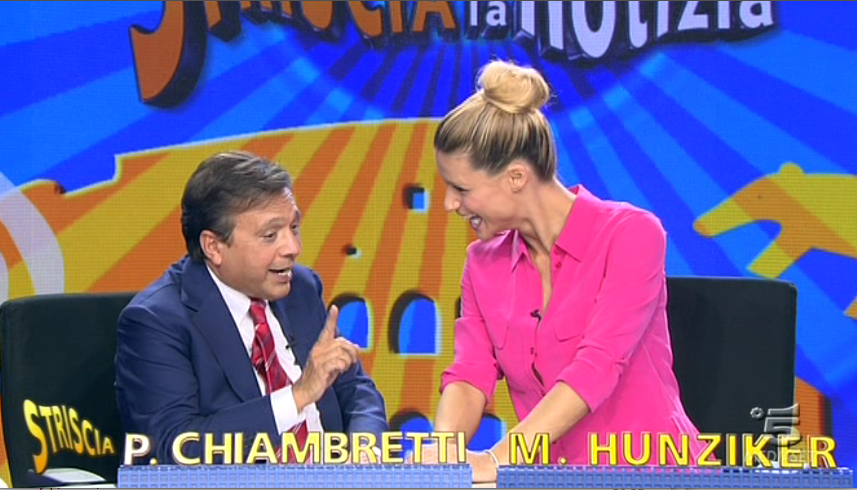 Striscia la notizia, le foto della prima puntata di Piero Chiambretti e Michelle Hunziker