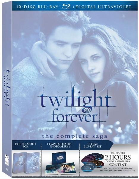 Twilight Forever – foto del cofanetto definitivo della saga in DVD e Blu-ray