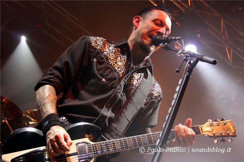 Volbeat foto concerto Live Club Trezzo Milano 11 Ottobre 2013