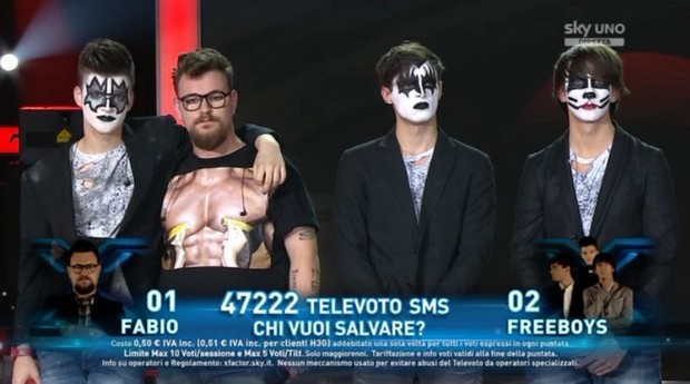 X Factor 2013, la seconda puntata: i FreeBoys eliminati, Roberta Pompa in gara