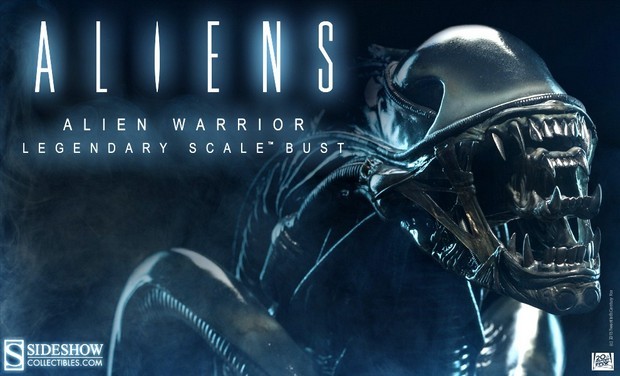 Aliens – Scontro finale: foto del nuovo busto Legendary Alien Warrior