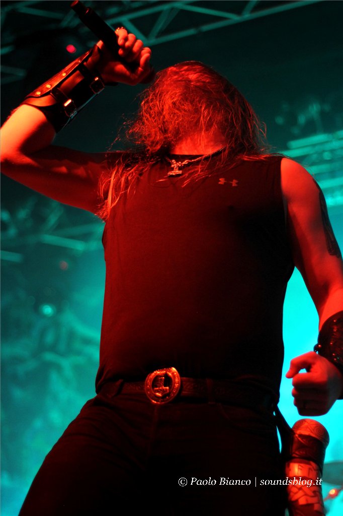 Amon Amarth foto concerto Live Club Trezzo Milano 24 Novembre 2013