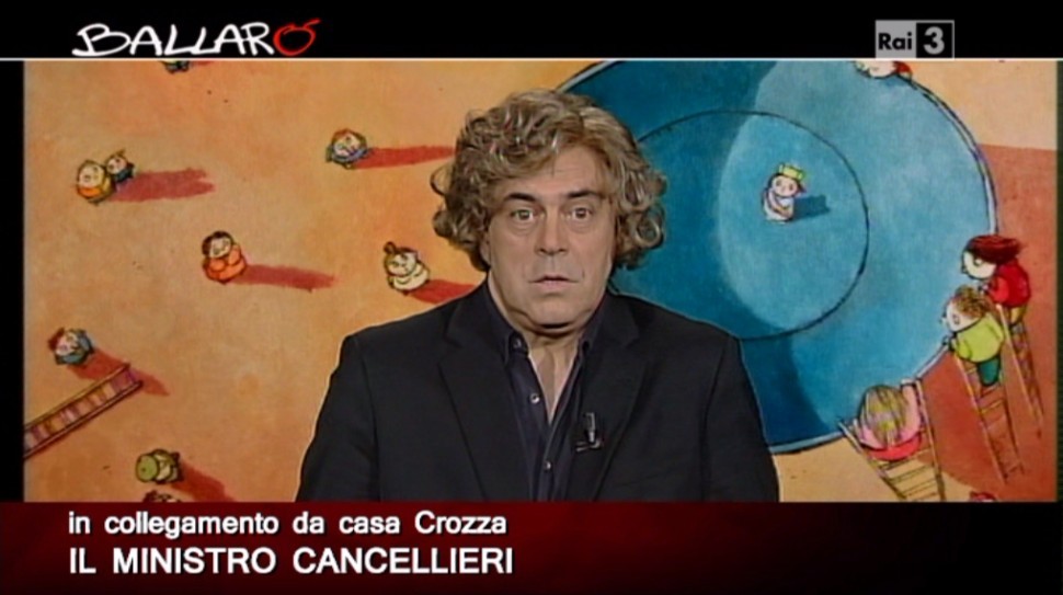Maurizio Crozza a Ballarò del 5 novembre 2013 (VIDEO)