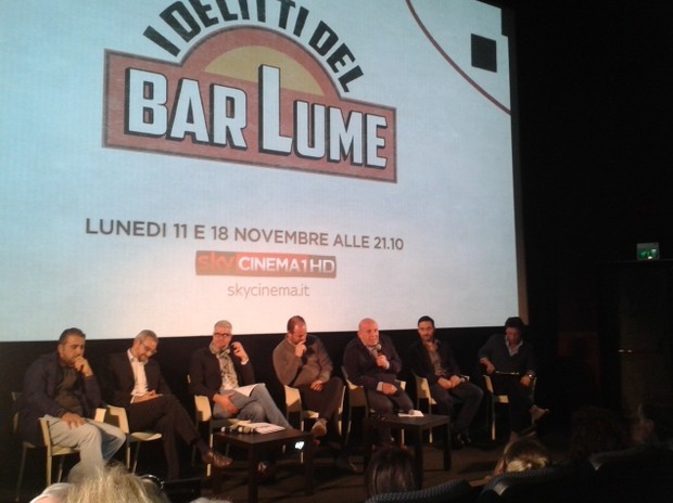 I Delitti del BarLume, il film di Sky, conferenza stampa, Timi: “Sono snob, in tv non c’è tempo”