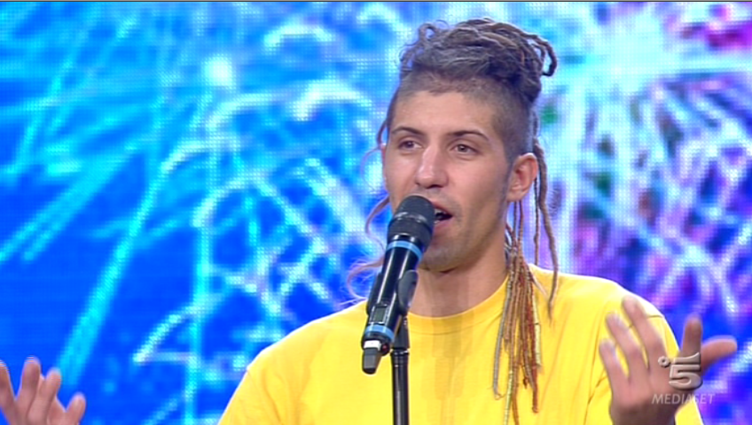 Luca Contoli biker freestyle a Italia’s got talent