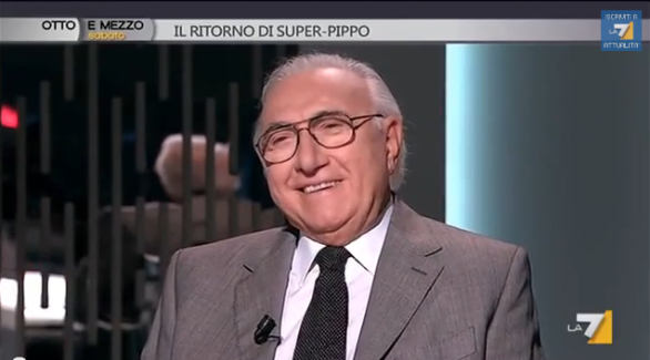 Pippo Baudo a Otto e mezzo: “Crozza? L’ho scoperto io. Sogno Sanremo con Maria De Filippi”