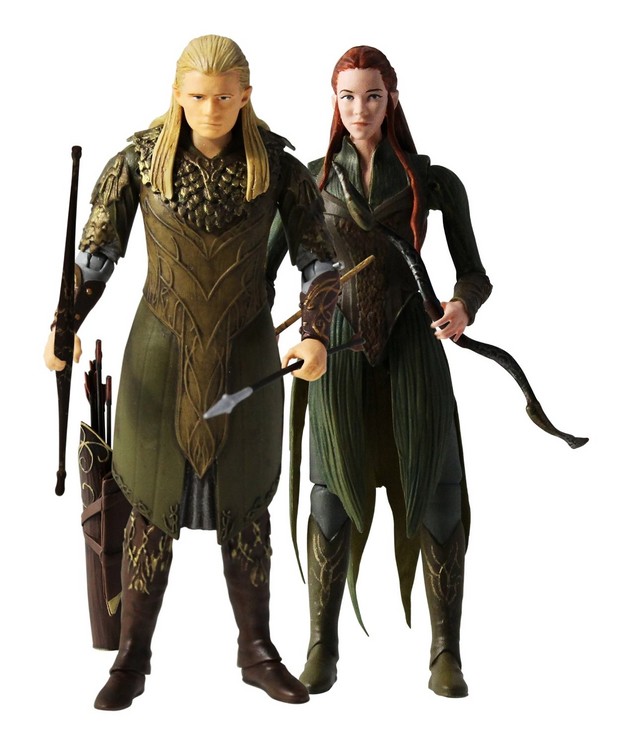Lo Hobbit – La desolazione di Smaug: le action figures ufficiali di Legolas e Tauriel