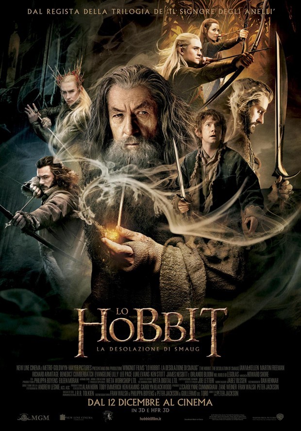 Lo Hobbit: La desolazione di Smaug – 9 poster italiani del sequel di Peter Jackson