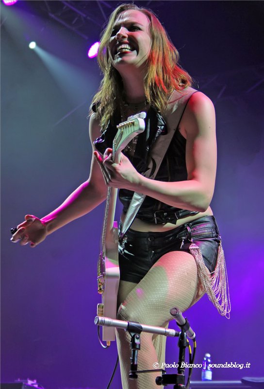 Halestorm foto concerto Forum Assago Milano 12 Novembre 2013