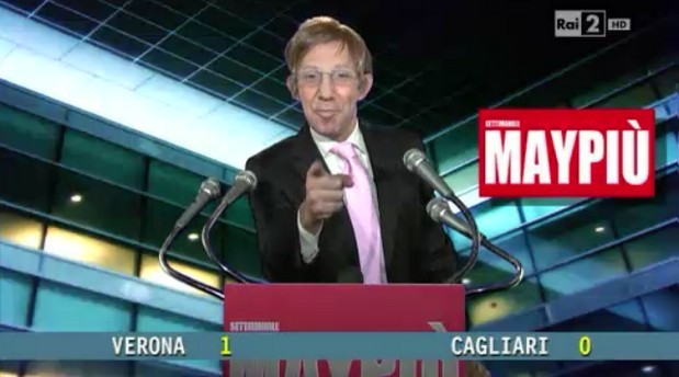 Quelli che il calcio, Ubaldo Pantani imita gli spot di Sandro Mayer (video)