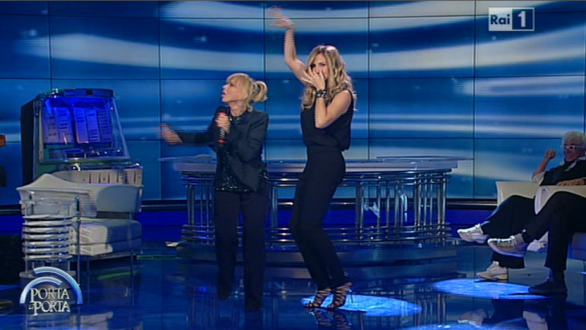 Porta a porta, Lorella Cuccarini torna in punta di tacco con Rita Pavone. Un varietà mancato?