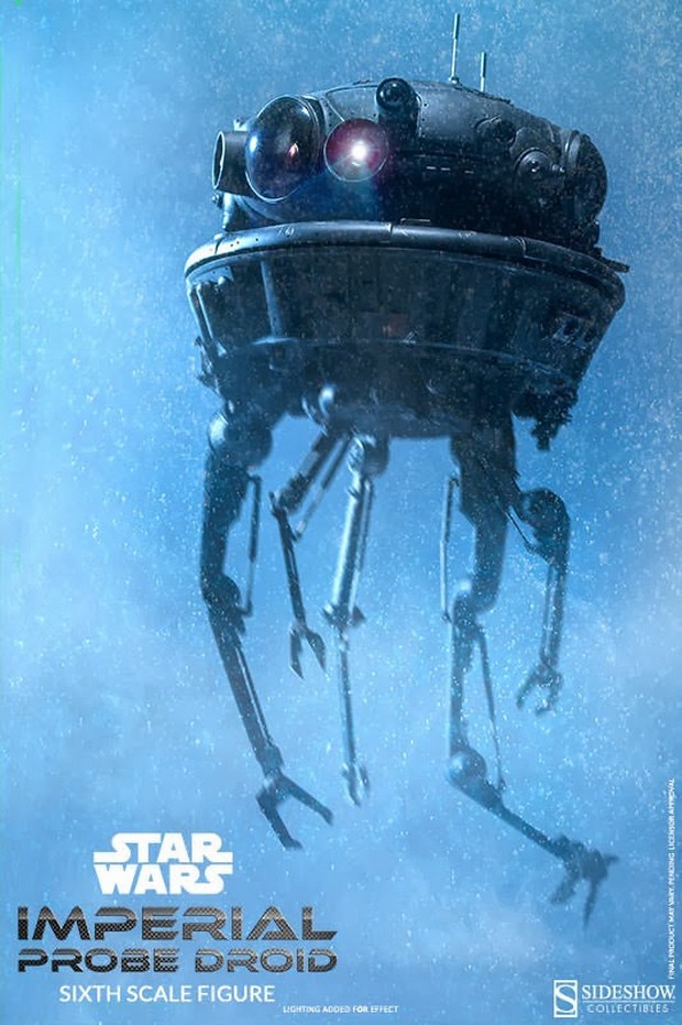 Star Wars: foto replica droide-sonda imperiale da L’impero colpisce ancora