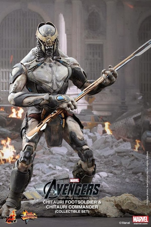The Avengers – foto nuove action figures Hot Toys degli alieni Chitauri