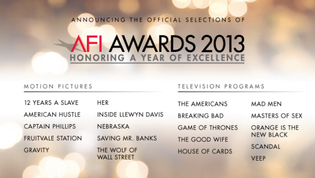 AFI 2013: i 10 migliori film dell’anno secondo l’American Film Institute