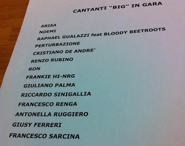 Sanremo 2014, le reazioni dei cantanti in gara