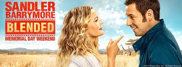 Blended – primo poster della commedia romantica con Adam Sandler e Drew Barrymore