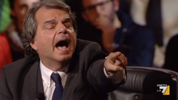 Servizio Pubblico, il Brunetta show fa infuriare i forconi e alzare gli ascolti