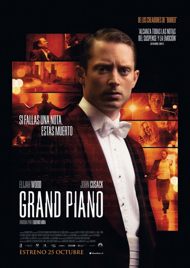 Grand Piano: nuovo  poster del thriller con Elijah Wood