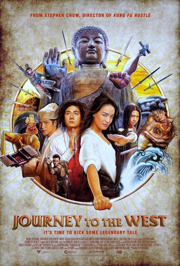 Journey to The West –  poster e foto per il fantasy con arti marziali di Stephen Chow
