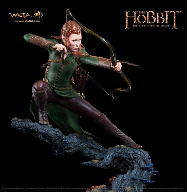 Lo Hobbit – La desolazione di Smaug – foto della statua Weta di Tauriel