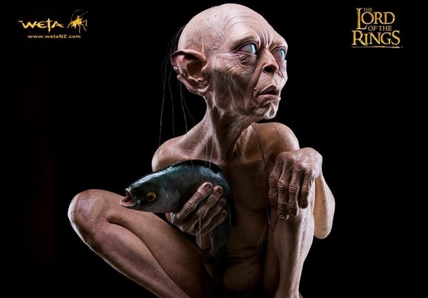 Lo Hobbit: la statua di Gollum a grandezza naturale