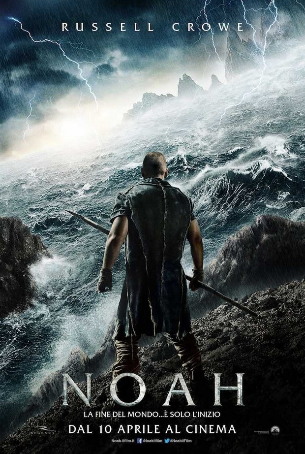 Noah: locandina italiana e 3 foto del Noè di Russell Crowe