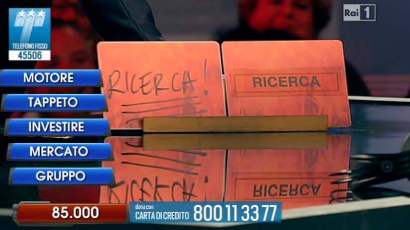 L’Eredità Speciale Telethon – Una fantastica marketta
