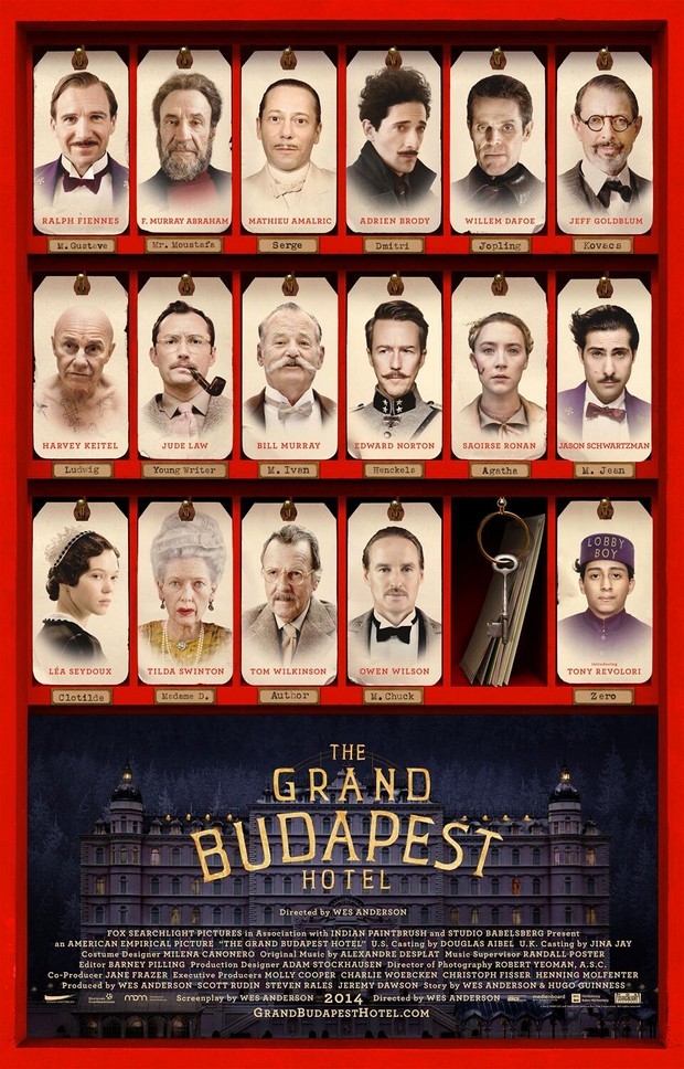 The Grand Budapest Hotel – nuova locandina del film di Wes Anderson