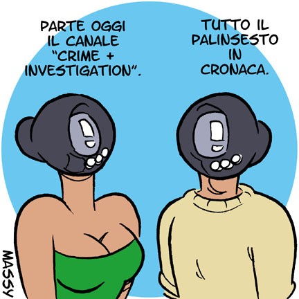 La nera in tv