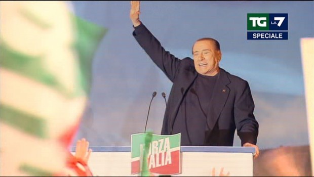 Tg, lista nera di Berlusconi per la campagna elettorale: stop a Mussolini, Gasparri e Santanchè
