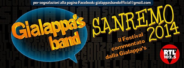 Sanremo 2014, la Gialappa’s Band commenterà il Festival in radio