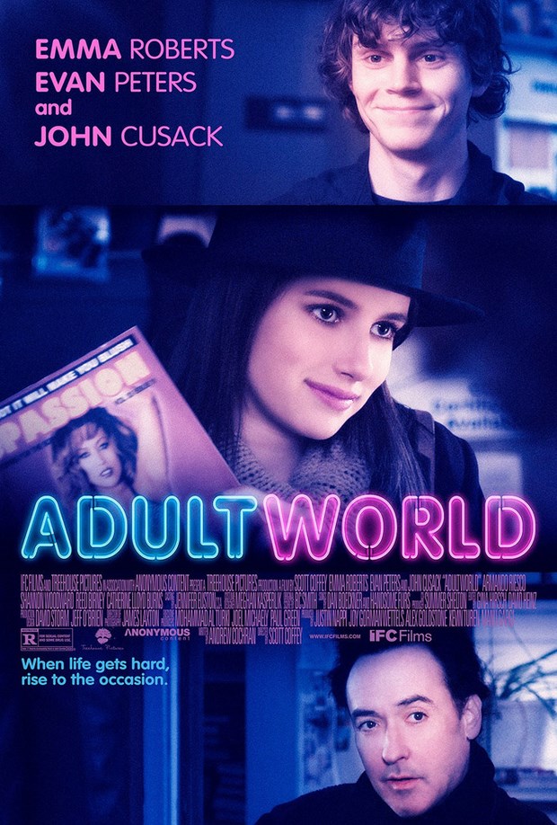 Adult World – poster della commedia con Emma Roberts e John Cusack