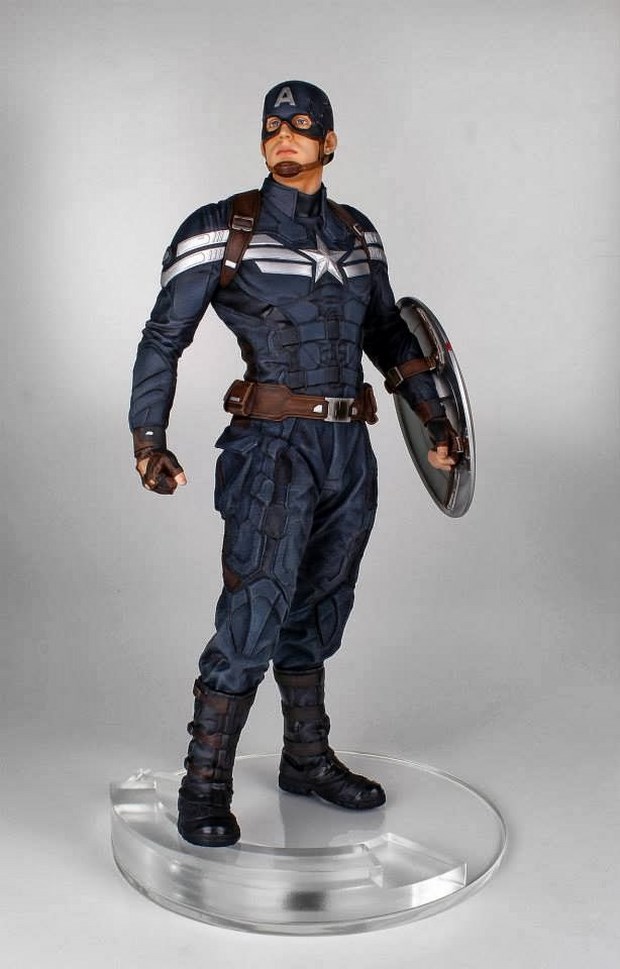 Captain America – The Winter Soldier:  foto della nuova statua Gentle Giant