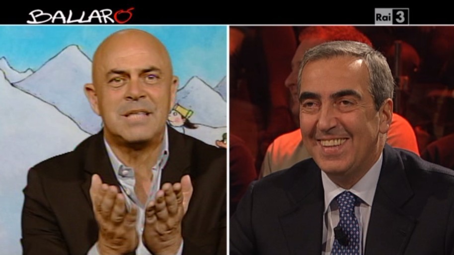 Maurizio Crozza a Ballarò del 7 gennaio 2014 (VIDEO)