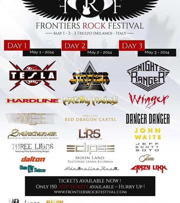 Frontiers Rock Festival: lineup completa e tutti i dettagli