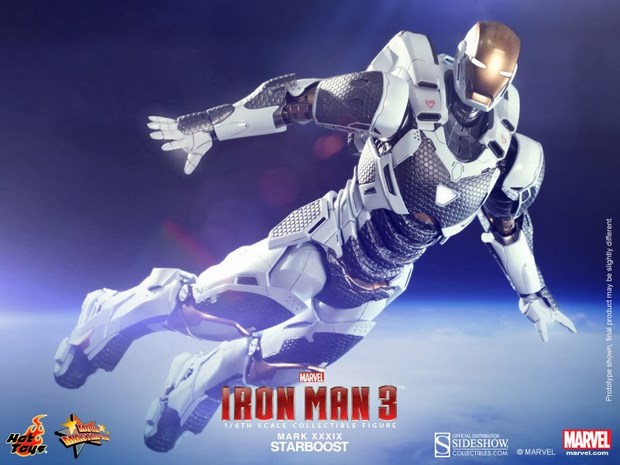 Iron Man 3: nuova action figure dell’armatura Mark 39 Starboost