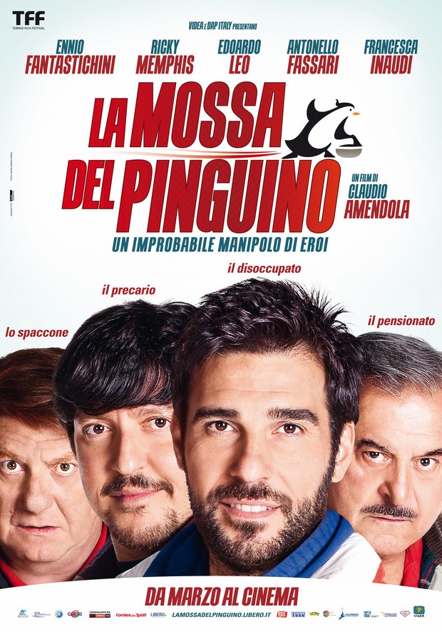 La mossa del pinguino: locandina del film di Claudio Amendola