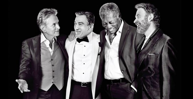 Last Vegas: tre clip in italiano della comedy con Morgan Freeman, Michael Douglas, Robert De Niro e Kevin Kline