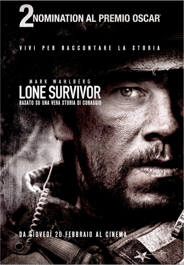 Lone Survivor – locandina italiana del dramma action con Mark Wahlberg