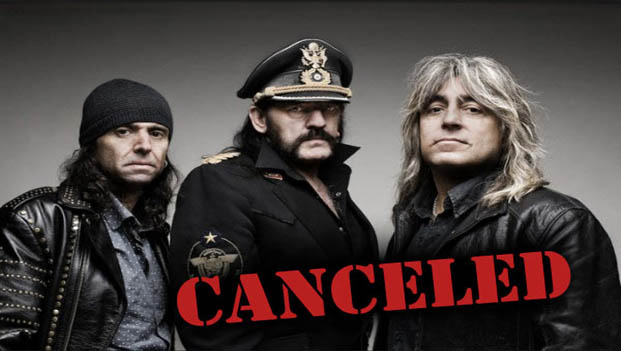 Motorhead, tour europeo 2014 annullato