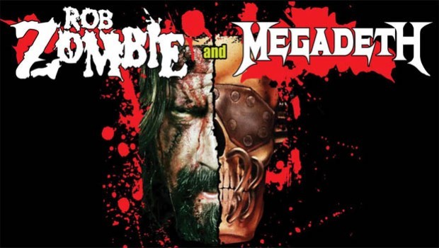 Rob Zombie e Megadeth, co-headlining tour con due date in Italia