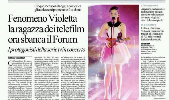 Violetta della Disney scambiata per quella di X Factor. Cattelan sfotte gli “scemi di Repubblica”