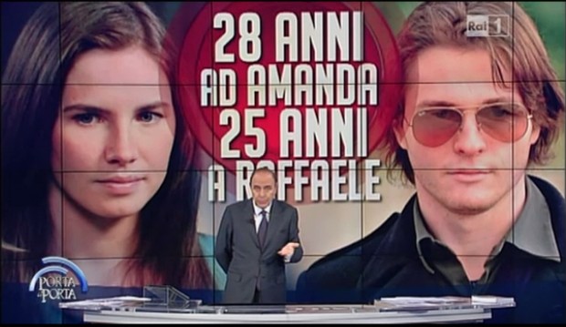 Omicidio Meredith, Amanda e Raffaele condannati: Porta a Porta commenta la sentenza
